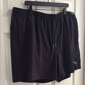 Tommy Bahama Black Swim Trunks